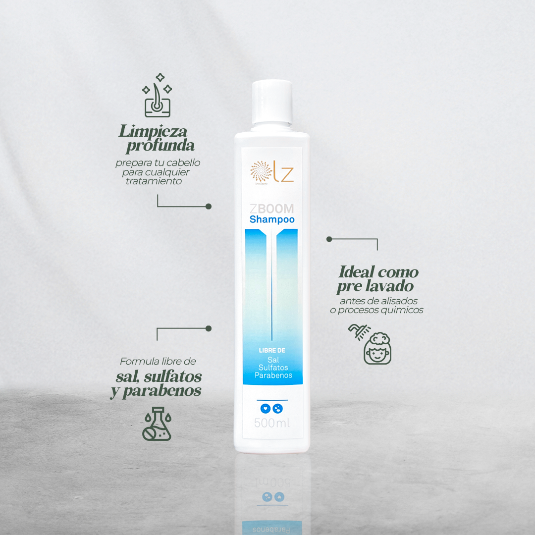 PROMO ZBOOM - SHAMPOO LIMPIEZA PROFUNDA 500ML - PAGA 1 LLEVA 2