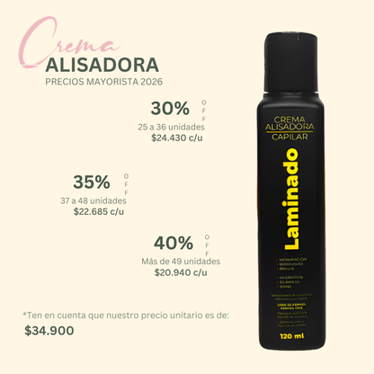 CREMA ALISADORA LAMINADO LZ 120ML Mayoristas