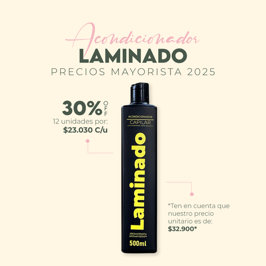 ACONDICIONADOR LAMINADO MAYORISTA x 12 UNIDADES 500ML