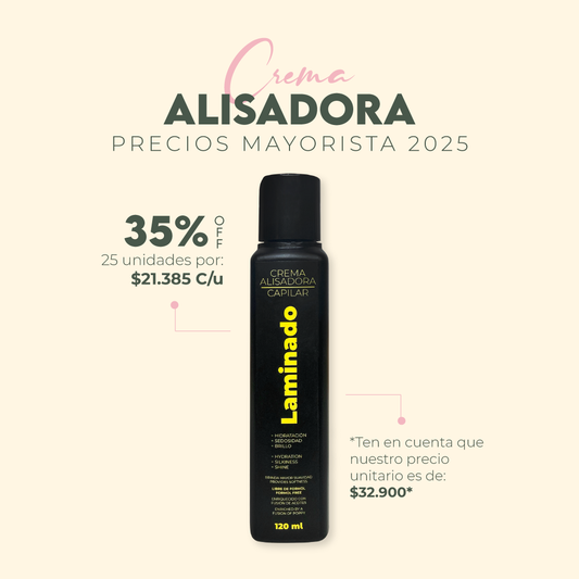 CREMA ALISADORA LZ 120ML Mayoristas x 25 Unidades