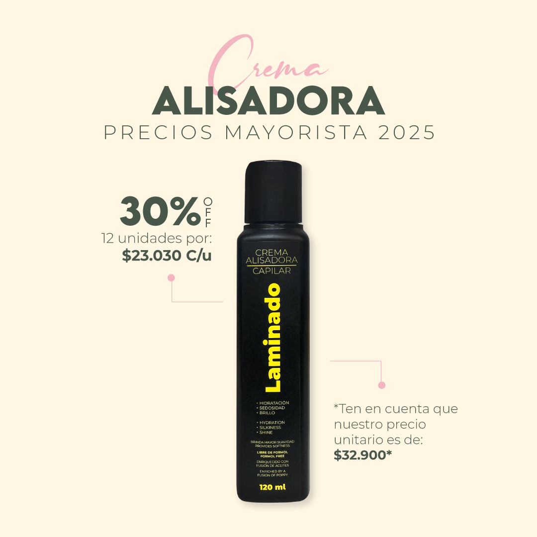 CREMA ALISADORA LZ 120ML Mayoristas x 12 Unidades
