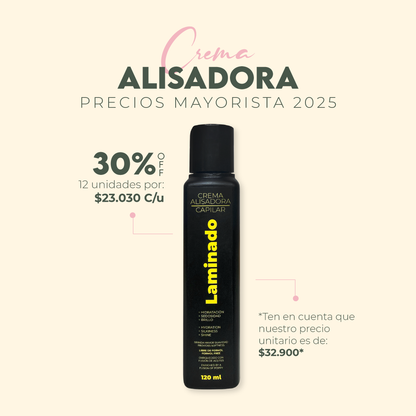 CREMA ALISADORA LZ 120ML Mayoristas x 12 Unidades