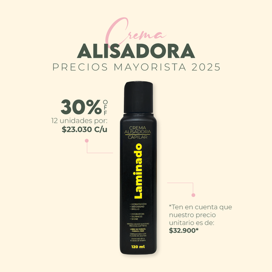 CREMA ALISADORA LZ 120ML Mayoristas x 12 Unidades