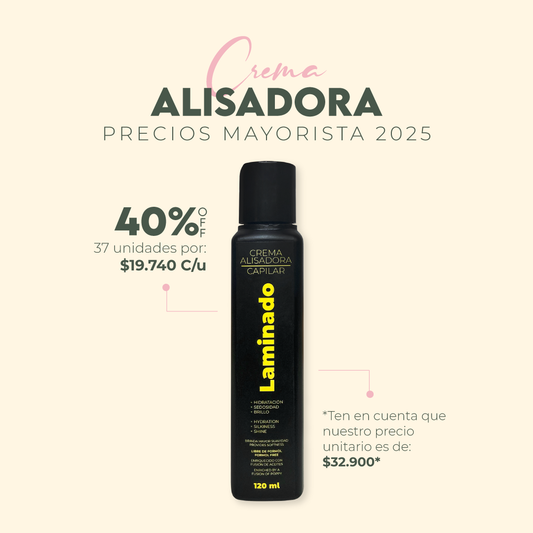 CREMA ALISADORA LZ 120ML Mayoristas x 37 Unidades