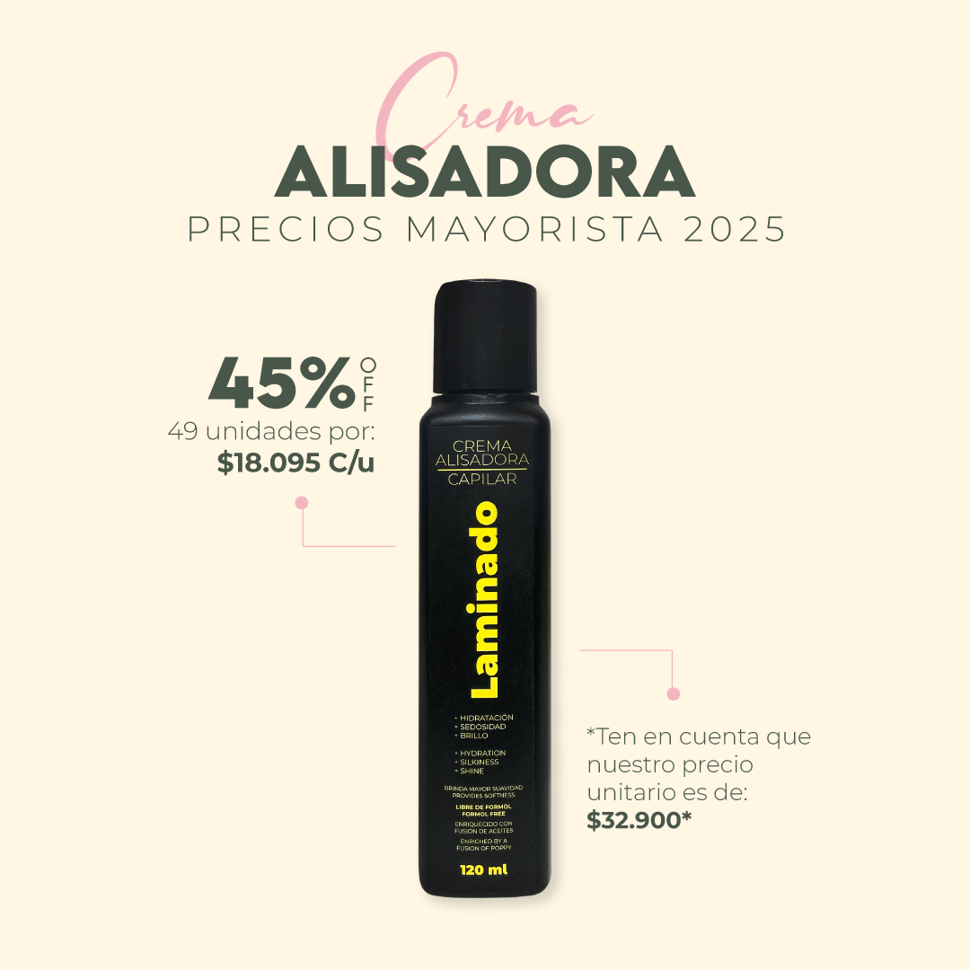 CREMA ALISADORA LZ 120ML Mayoristas x 50 Unidades