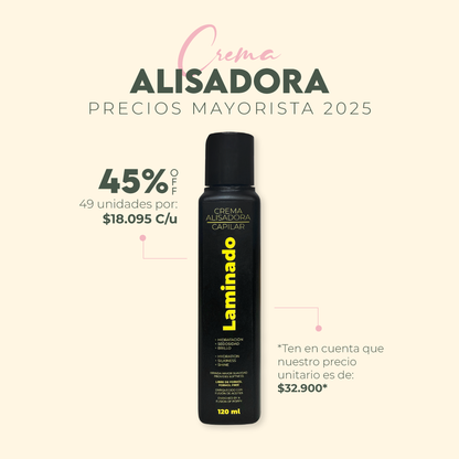 CREMA ALISADORA LZ 120ML Mayoristas x 50 Unidades