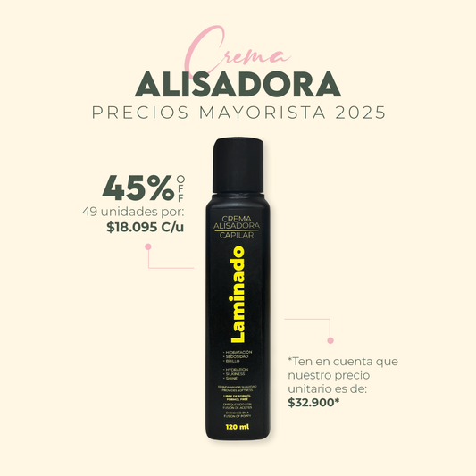 CREMA ALISADORA LZ 120ML Mayoristas x 50 Unidades