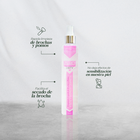 ZERO DIRTY- LIMPIADOR DE BROCHAS / 250ml - SUPER LIQUIDACIÓN