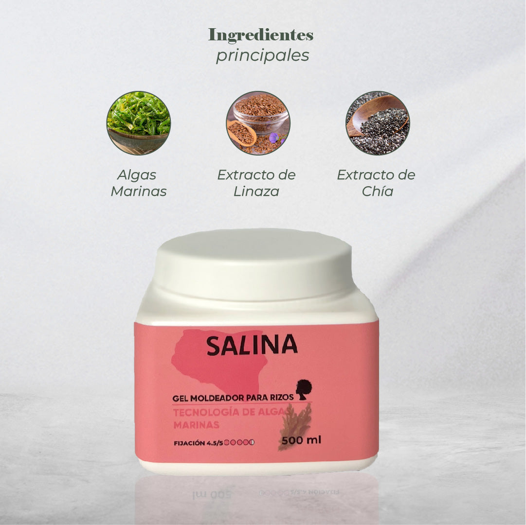 Gel Moldeador capilar SALINA 500gr