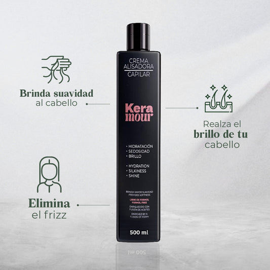 CREMA ALISADORA KERAMOUR 500ml