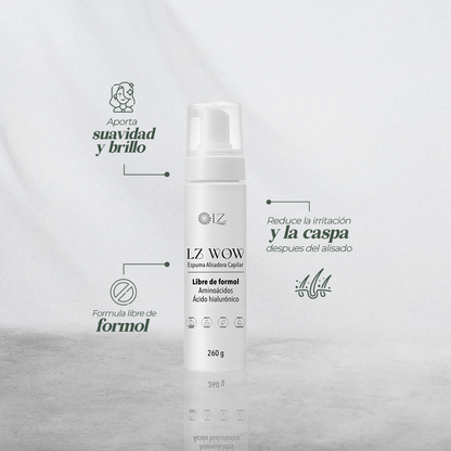 ESPUMA ALISADORA LZ WOW + DR. PLASTIA