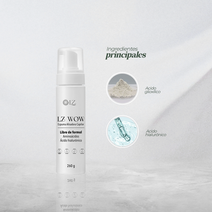 ESPUMA ALISADORA LZ WOW + DR. PLASTIA