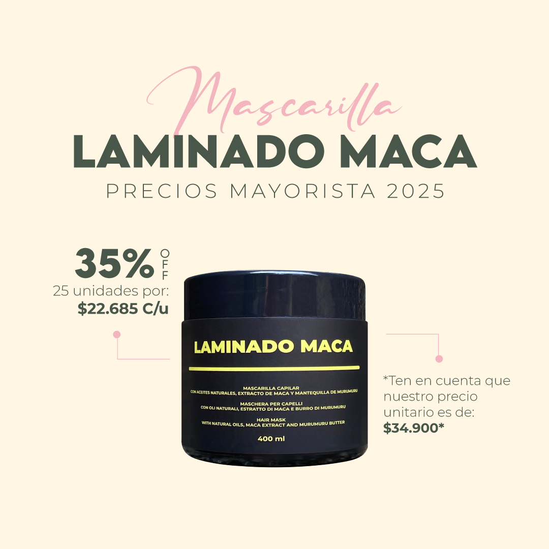 LAMINADO MACA 400ML MAYORISTA x 25 UNIDADES