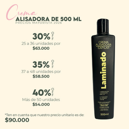 CREMA ALISADORA LAMINADO LZ 500ML Mayoristas