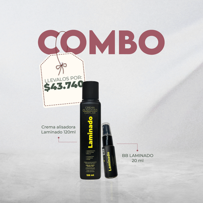CREMA ALISADORA LAMINADO 120ml + TERMOPROTECTOR 20ml