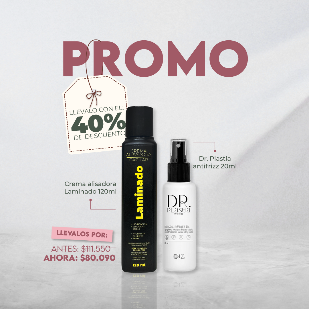 CREMA ALISADORA LAMINADO 120ML + DR PLASTIA 20ML