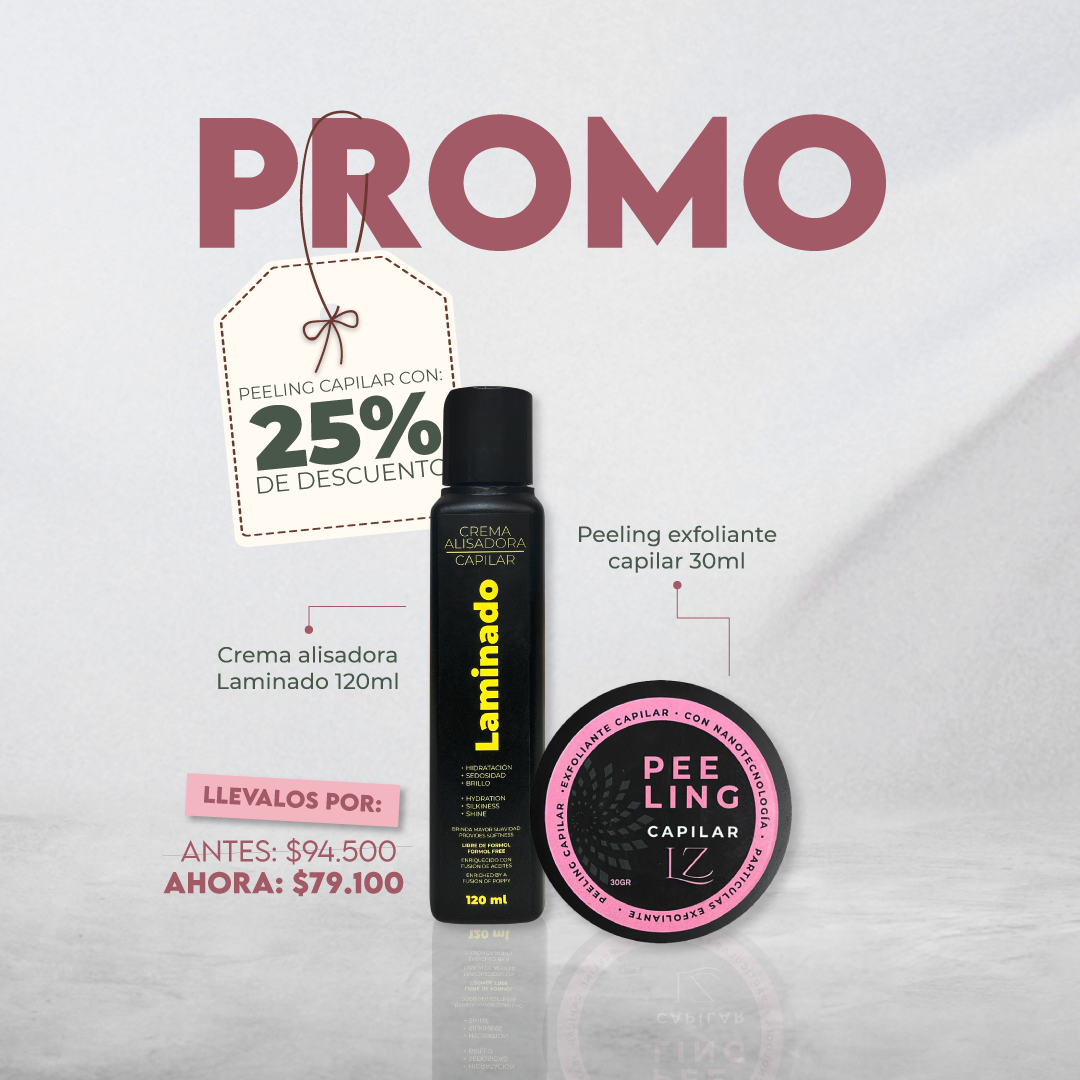 Laminado + PEELING CAPILAR(25%OFF)