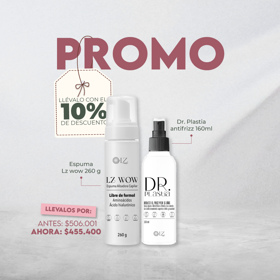 ESPUMA ALISADORA LZ WOW + DR. PLASTIA