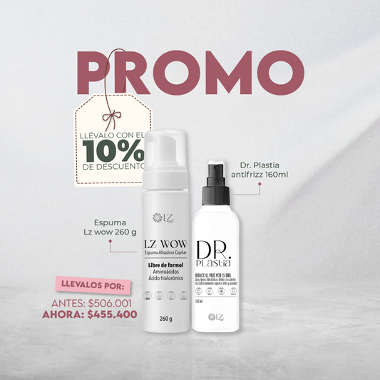 ESPUMA ALISADORA LZ WOW + DR. PLASTIA