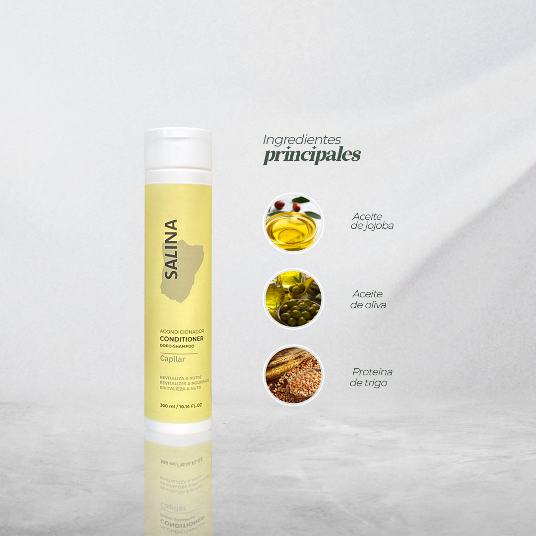 Acondicionador Salina Crespas 300ml