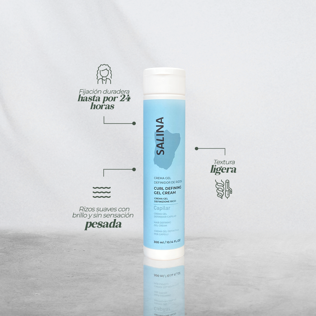 Crema Gel Definidor Salina Crespas 300ml
