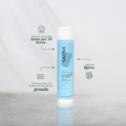 Crema Gel Definidor Salina Crespas 300ml