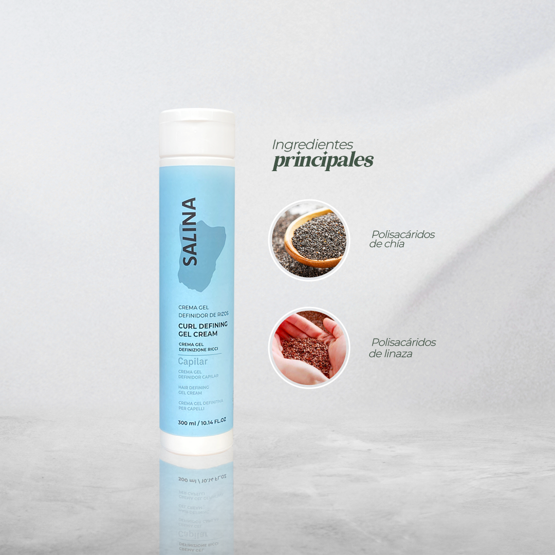 Crema Gel Definidor Salina Crespas 300ml
