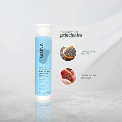Crema Gel Definidor Salina Crespas 300ml