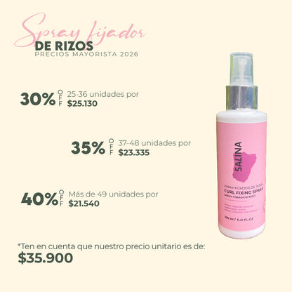 Spray Fijador de Rizos 160ml Mayorista