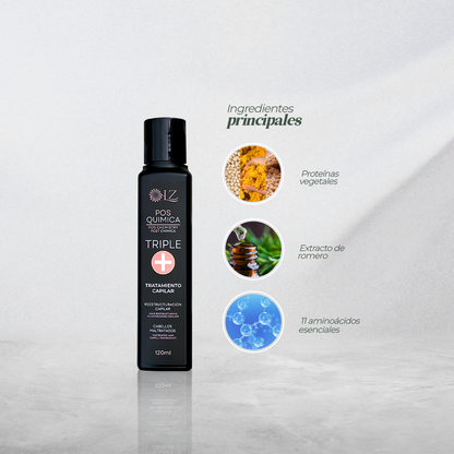 TRIPLE + POS QUÍMICA - Recupera tu cabello