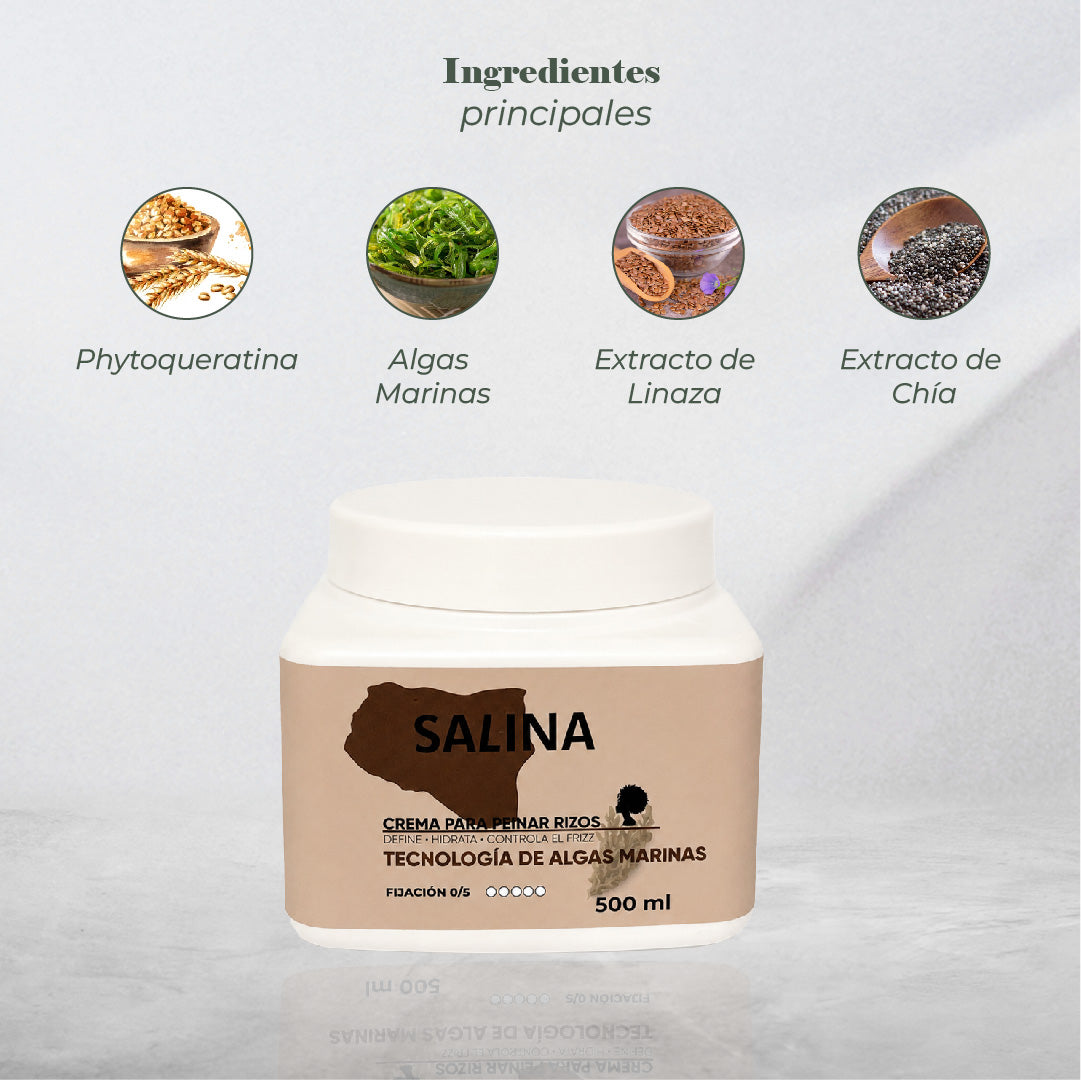 Crema para peinar capilar SALINA 500gr