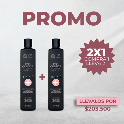 PROMO COMPRA 1 TRIPLE, LLEVA GRATIS UNO IGUAL