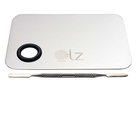 ESPÁTULA METALICA PARA MAQUILLAJE 50% OFF